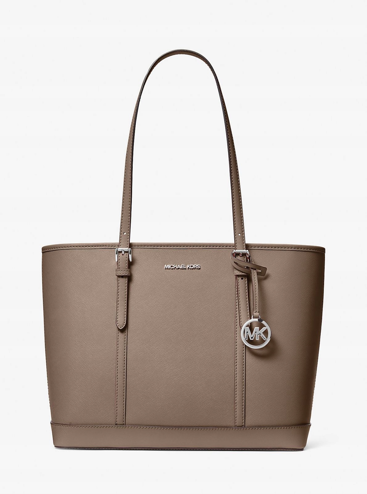 Michael Kors dámská kožená kabelka Jet Set hnědá