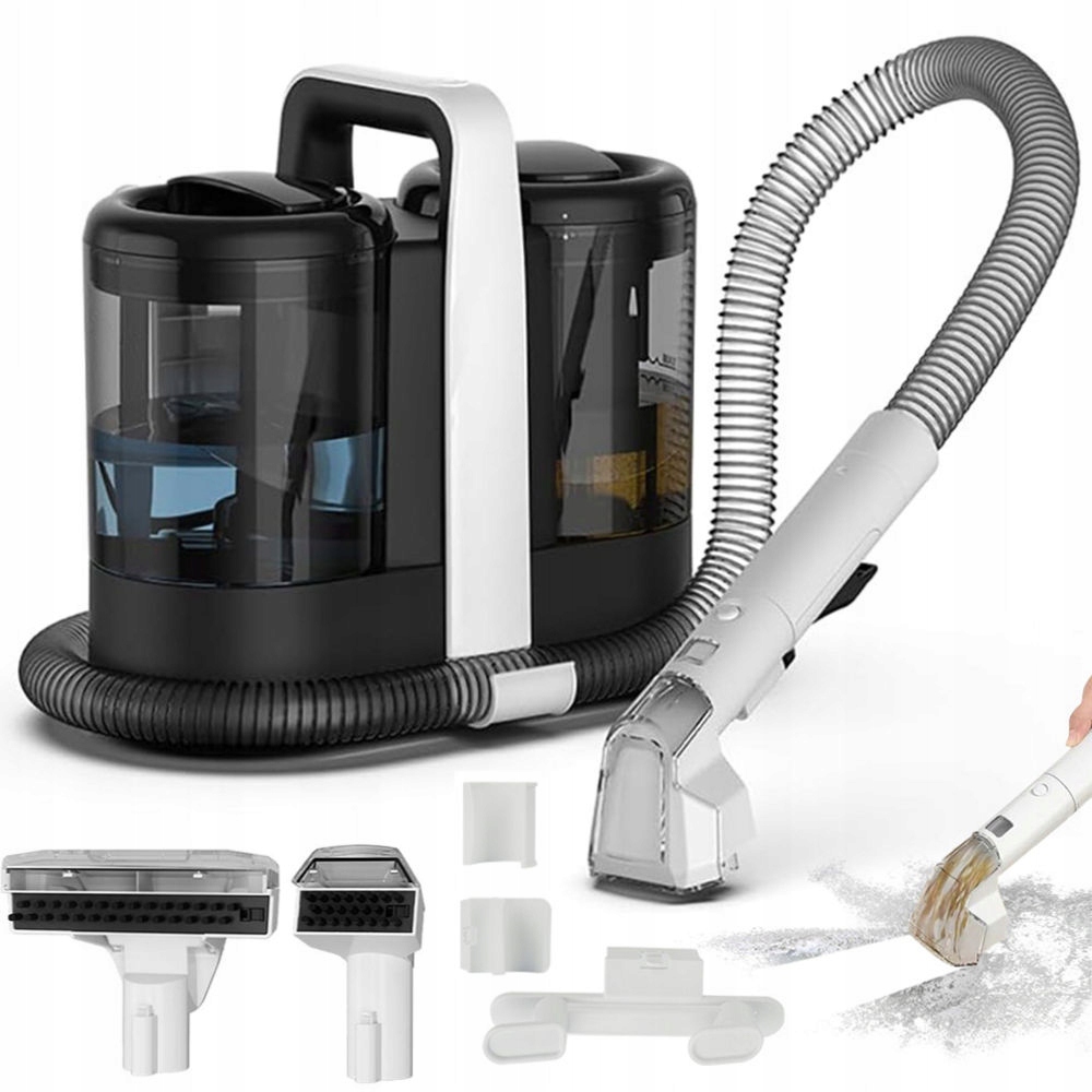 Odkurzacz piorący 600W do Prania Dywanów Tapicerki Auta 15 kPa Mocna