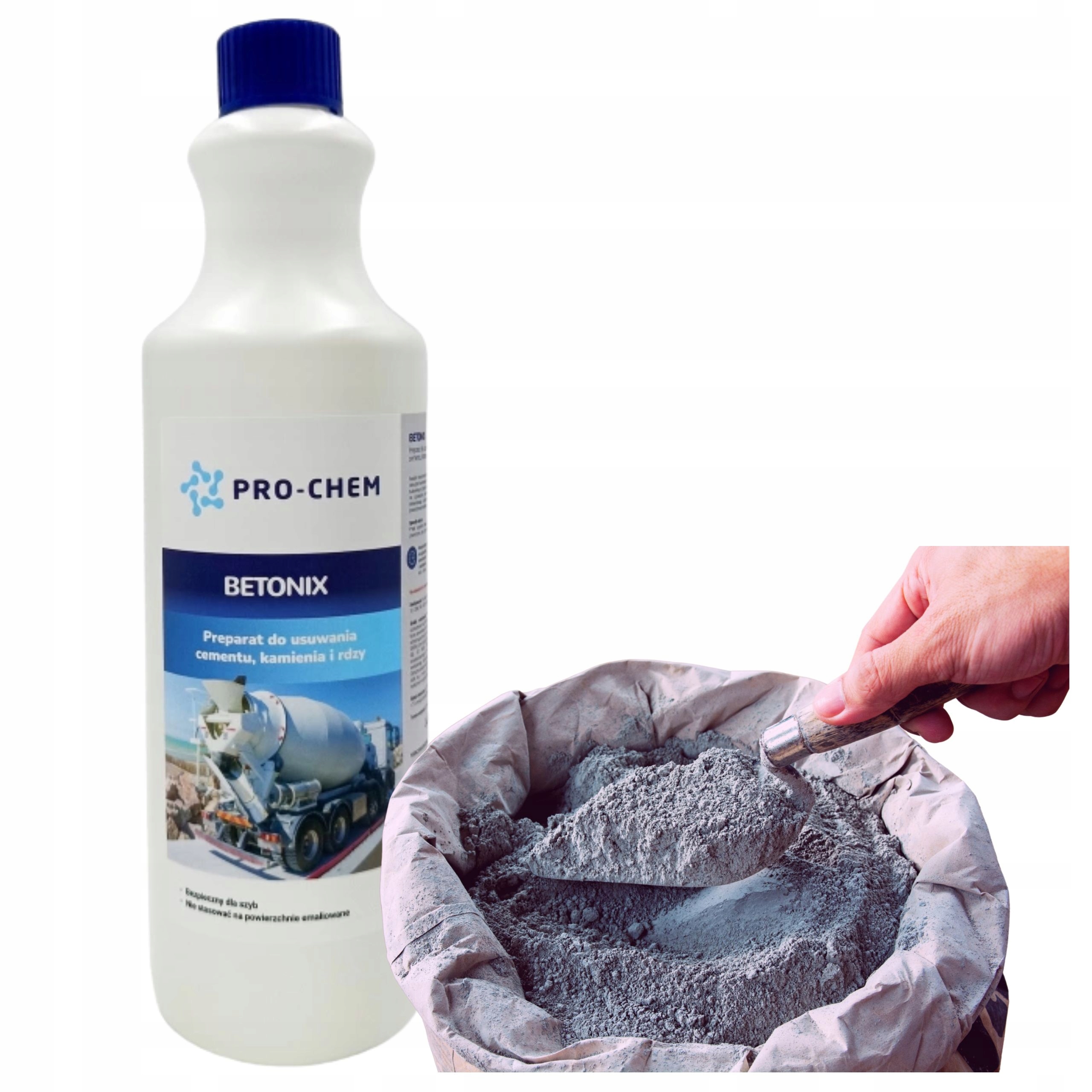 Usuwanie Betonu Kwas Do Usuwania Cementu Kamienia . Betonix 1 L Pro-chem