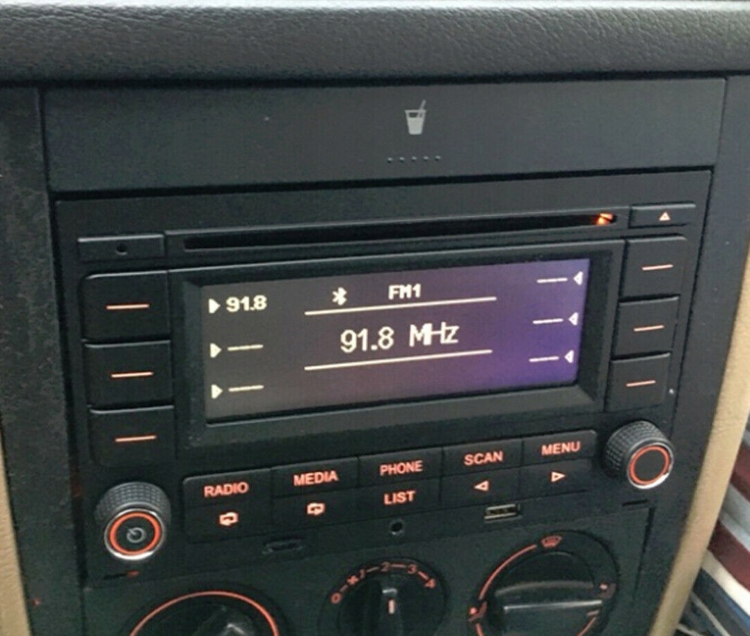 VW radio bluetooth Rcn210 MK4 Polo Golf4 Passat B5 Marka VW