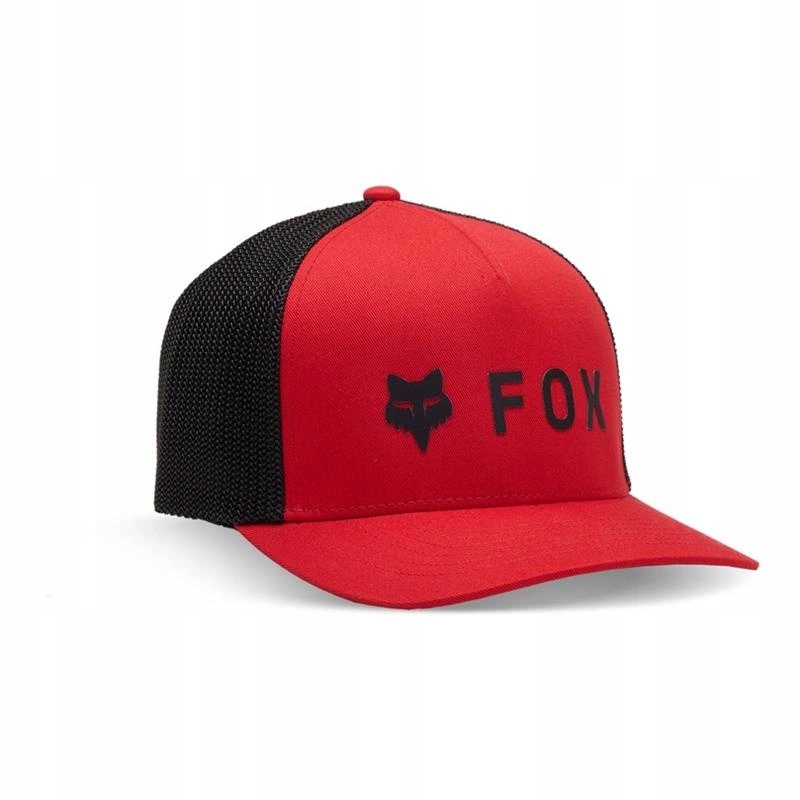 Kšiltovka Fox Absolute Flexfit Flame Red červená fluo Bonus