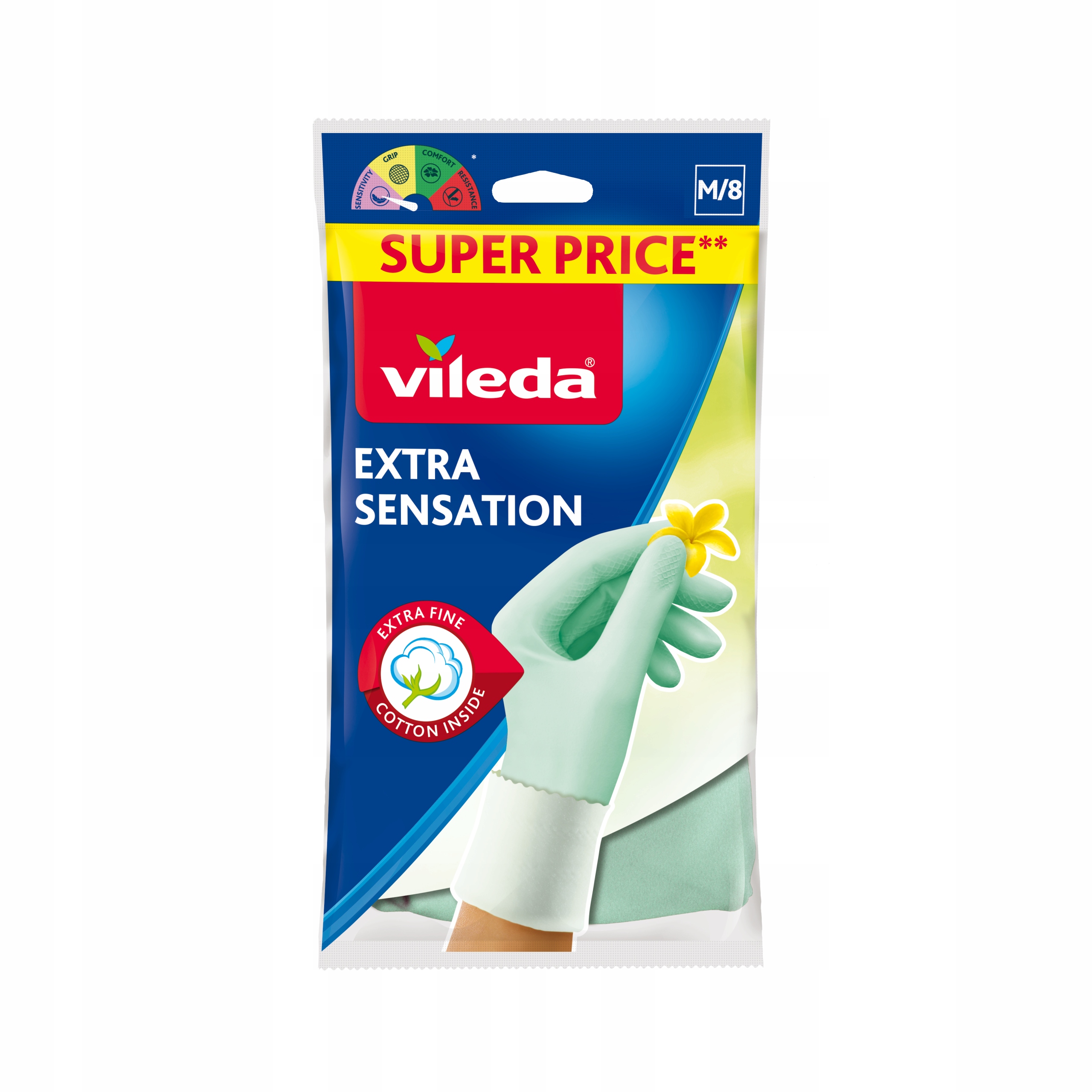 

Rękawice Vileda Extra Sensation "M"