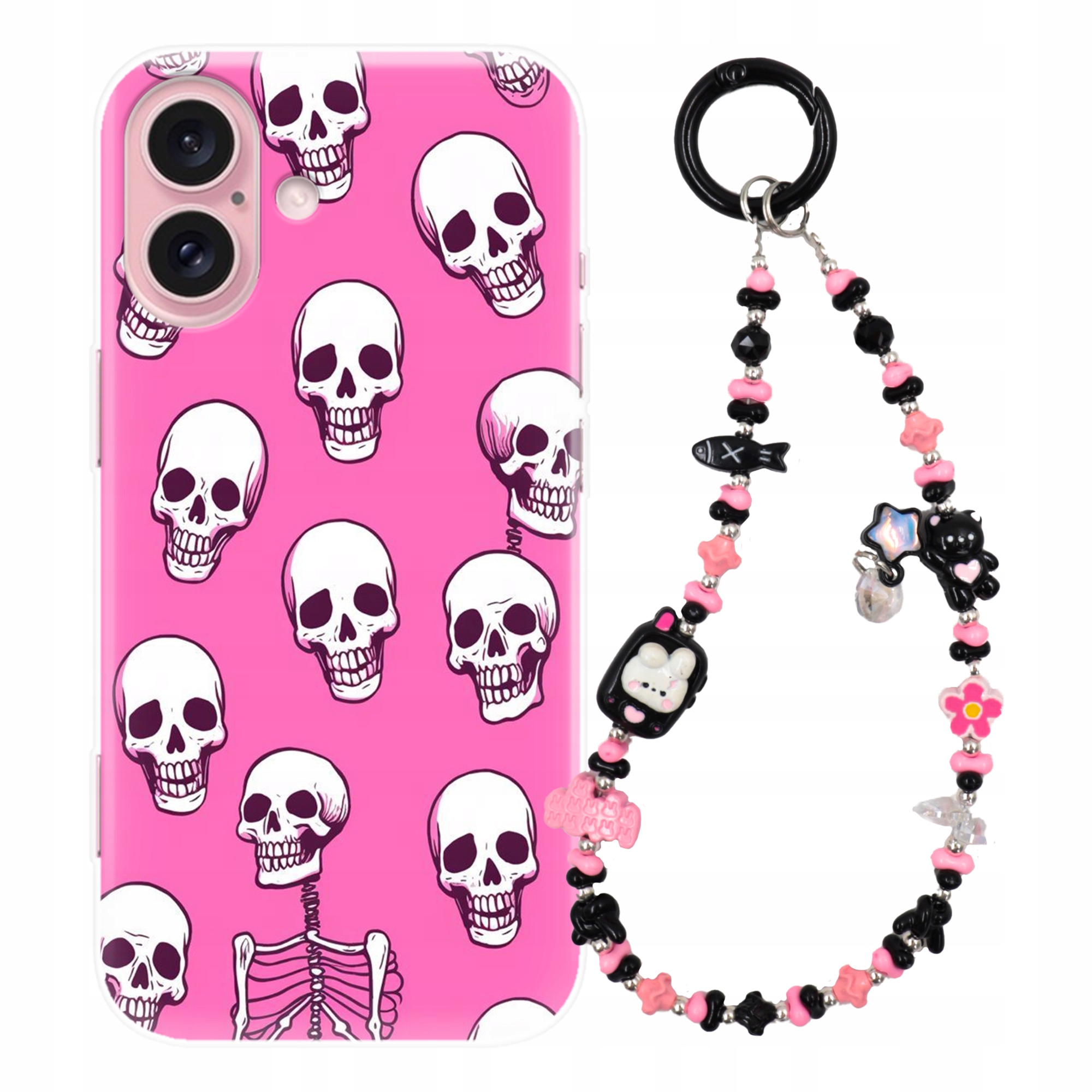 Puzdro Pre iPHONE 16 Case Vodítko Medveď Pre Dievčatá Teenager MIX Vzorov