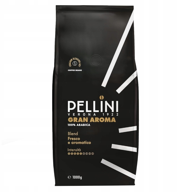 Pellini Espresso Bar n.3 Gran Aroma kawa w ziarnie 1000g Nowe Opakowanie