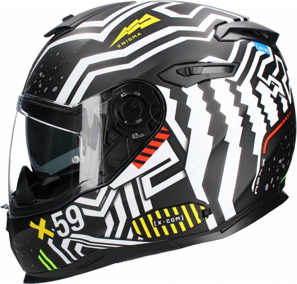 NEXX SX.100 Enigma Black/White Kask motocyklowy EAN (GTIN) 5600427081658