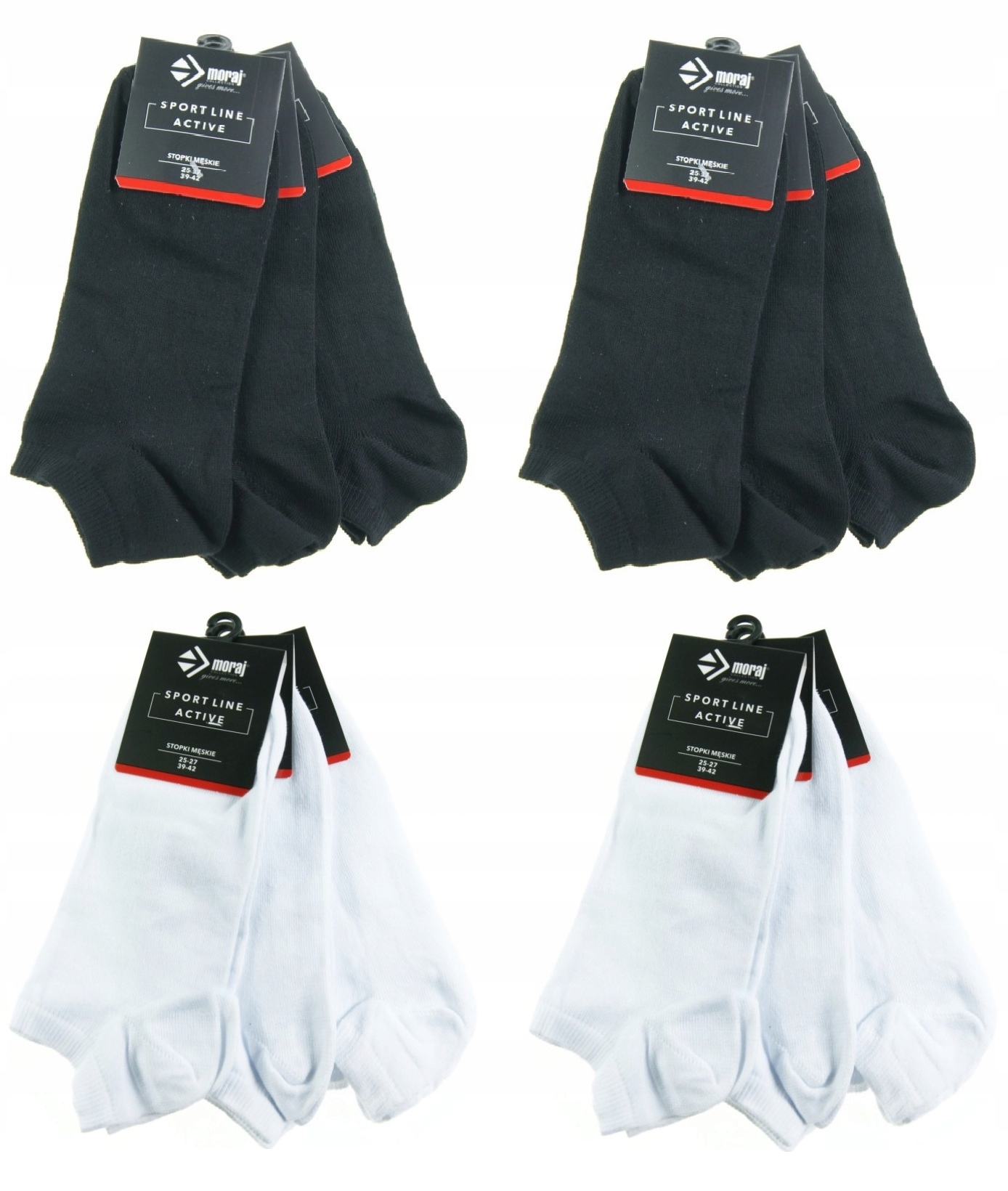 

12x Stopki skarpetki Bawełniane Moraj Polski 43-45