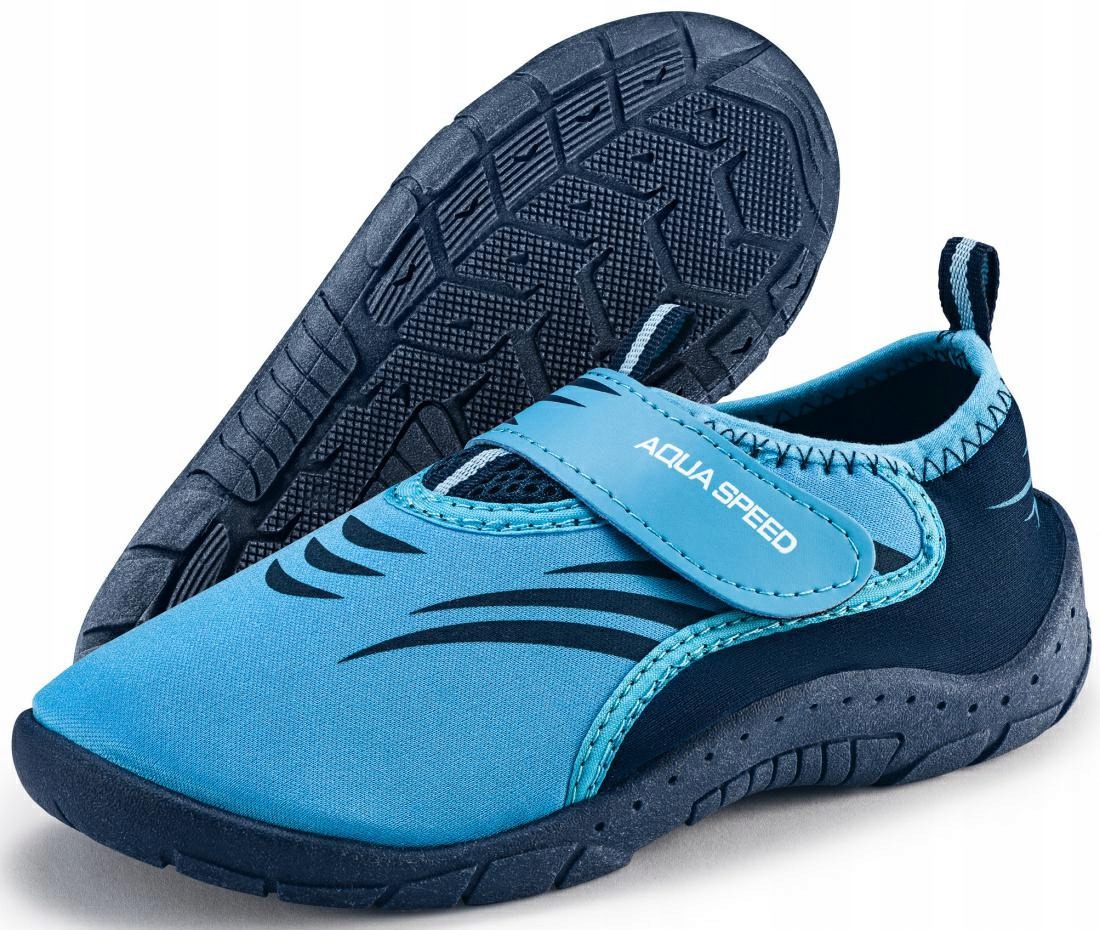 Buty do wody na rzep Obuwie plażowe jeżowce r.28 niebieskie model 27E