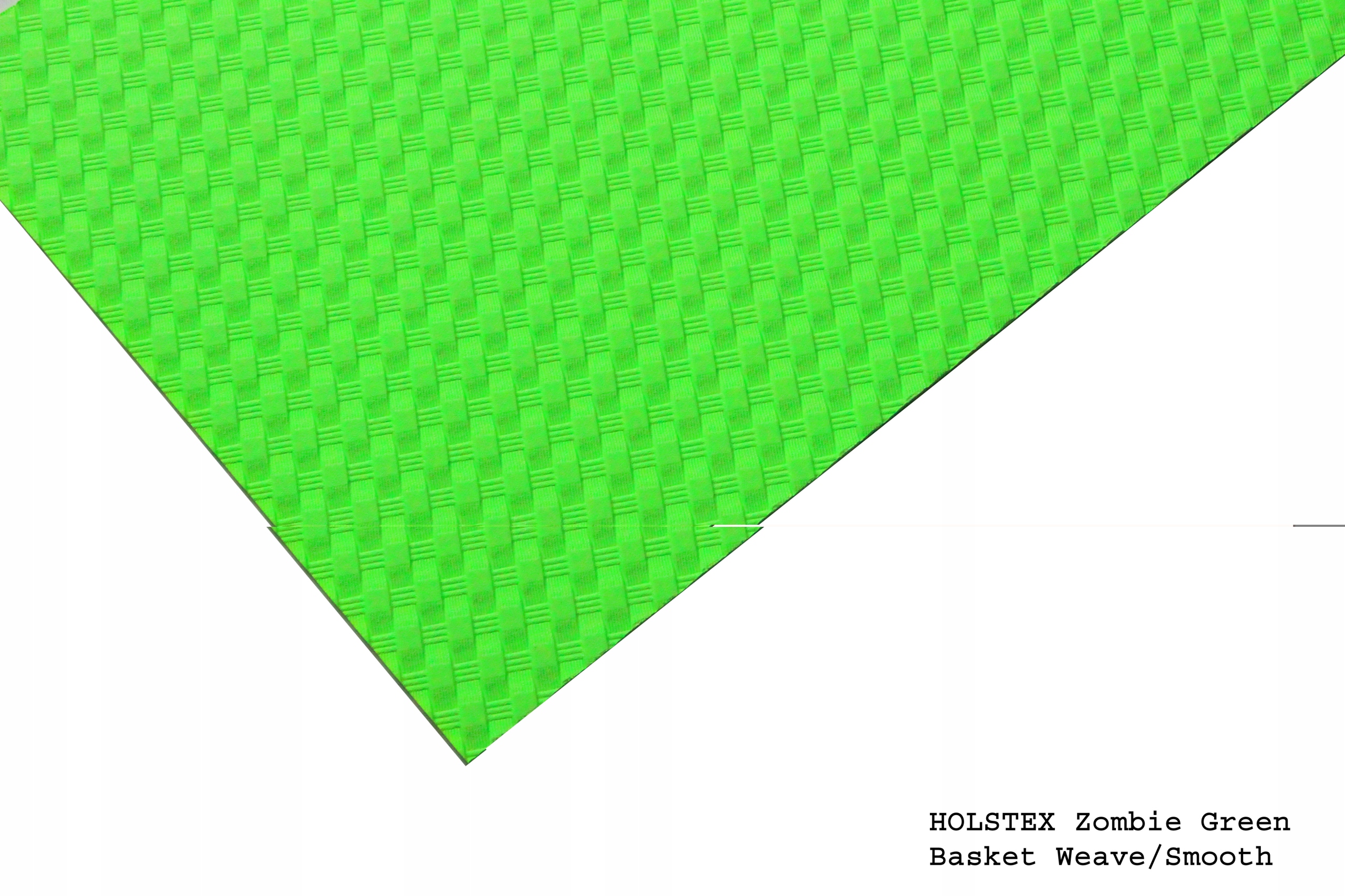 HOLSTEX Basket Weave/Smooth Zombie Green - 200x300mm gr. 2mm