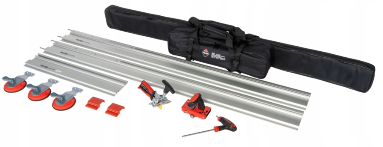 RUBI ZESTAW PRZECINARKA SLIM CUTTER G2 do glazury 3-10 mm PROWADNICE 375cm