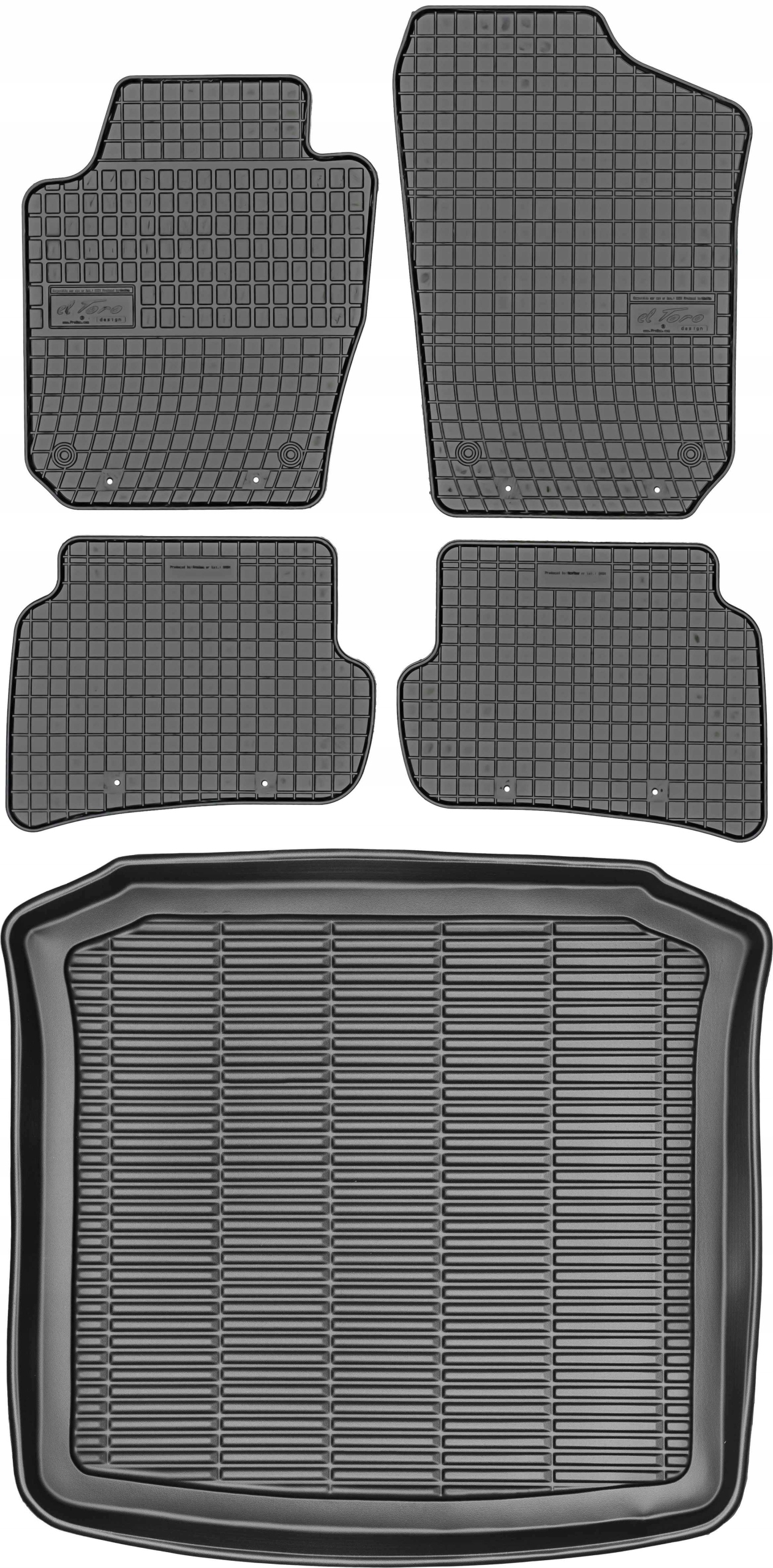 Seat Ibiza IV St 2010-2017 Gumové rohože rohož