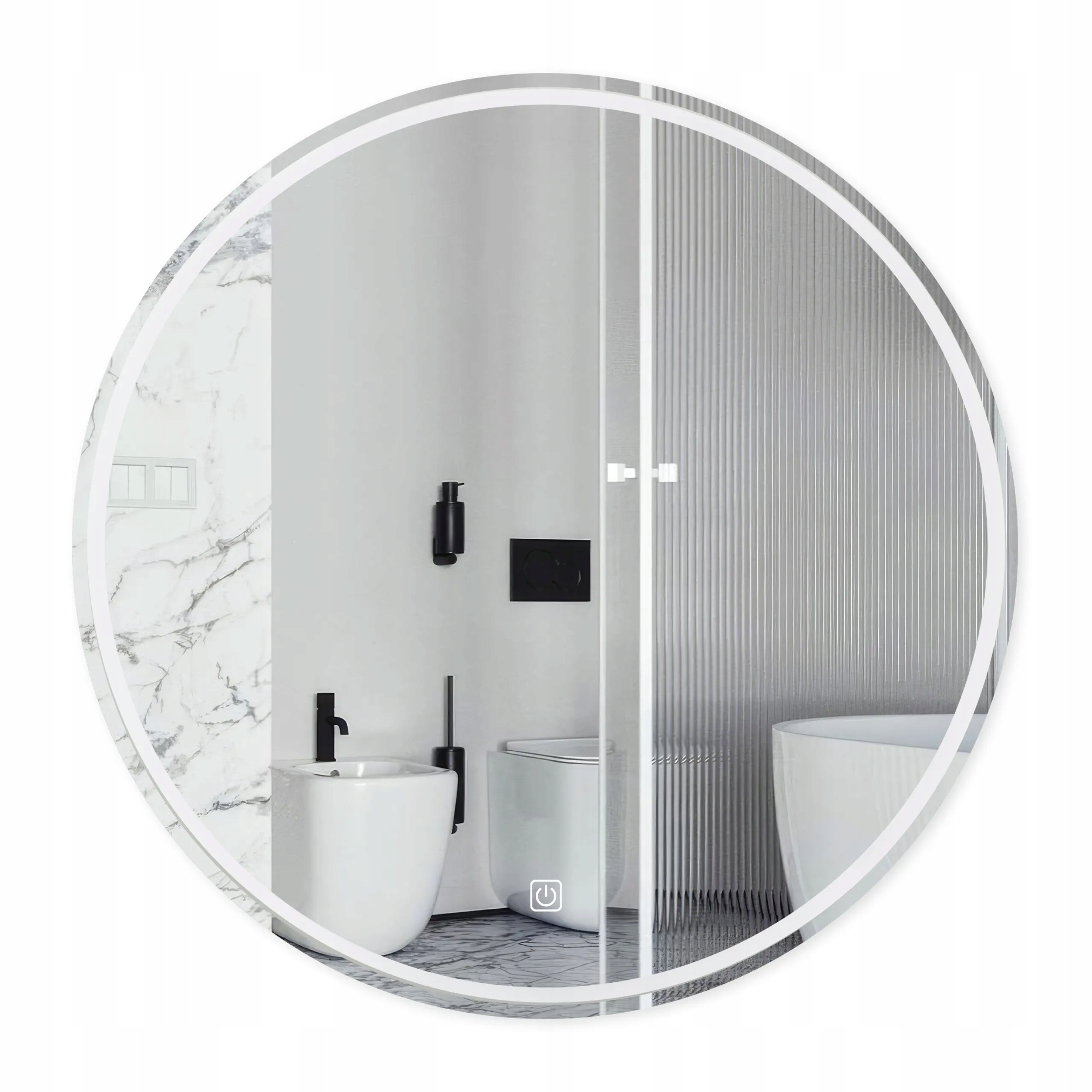 Lustro ścienne Balneo koło 80 x 80 mm Kształt koło