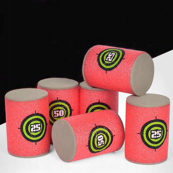 PIANKOWE TARCZE BECZKI CELE DO WYRZUTNI NERF Rodzaj pistolety