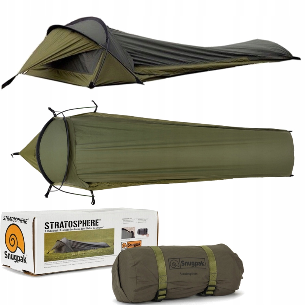 Namiot Norka Snugpak Stratosphere Olive 1 osobowa wodoodporna lekka