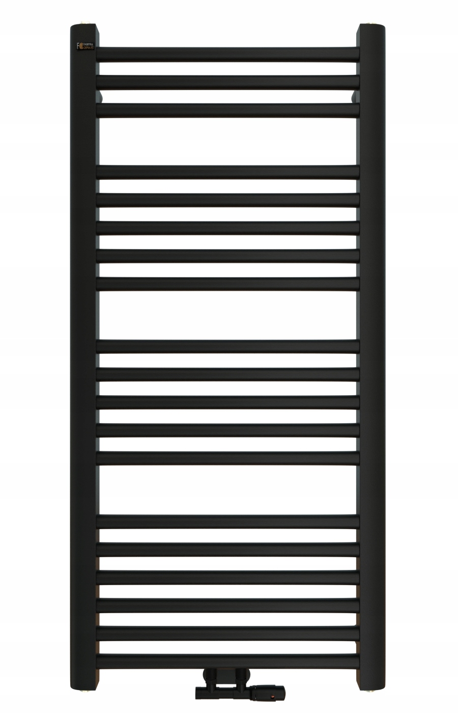 Koupelnový Radiátor Žebřík Černý 50 MM Hugo 90/50 Polský Výrobce