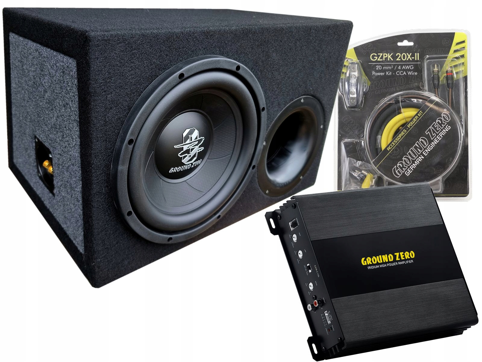 Ground Zero Gziw 250-BR Bass Kit subwooferový zosilňovač