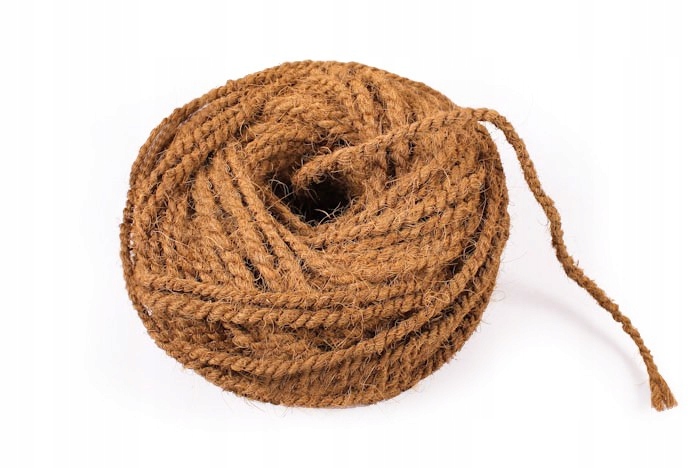 

Naturalny Sznurek Z Włókna Kokosowego 10mm/60mb