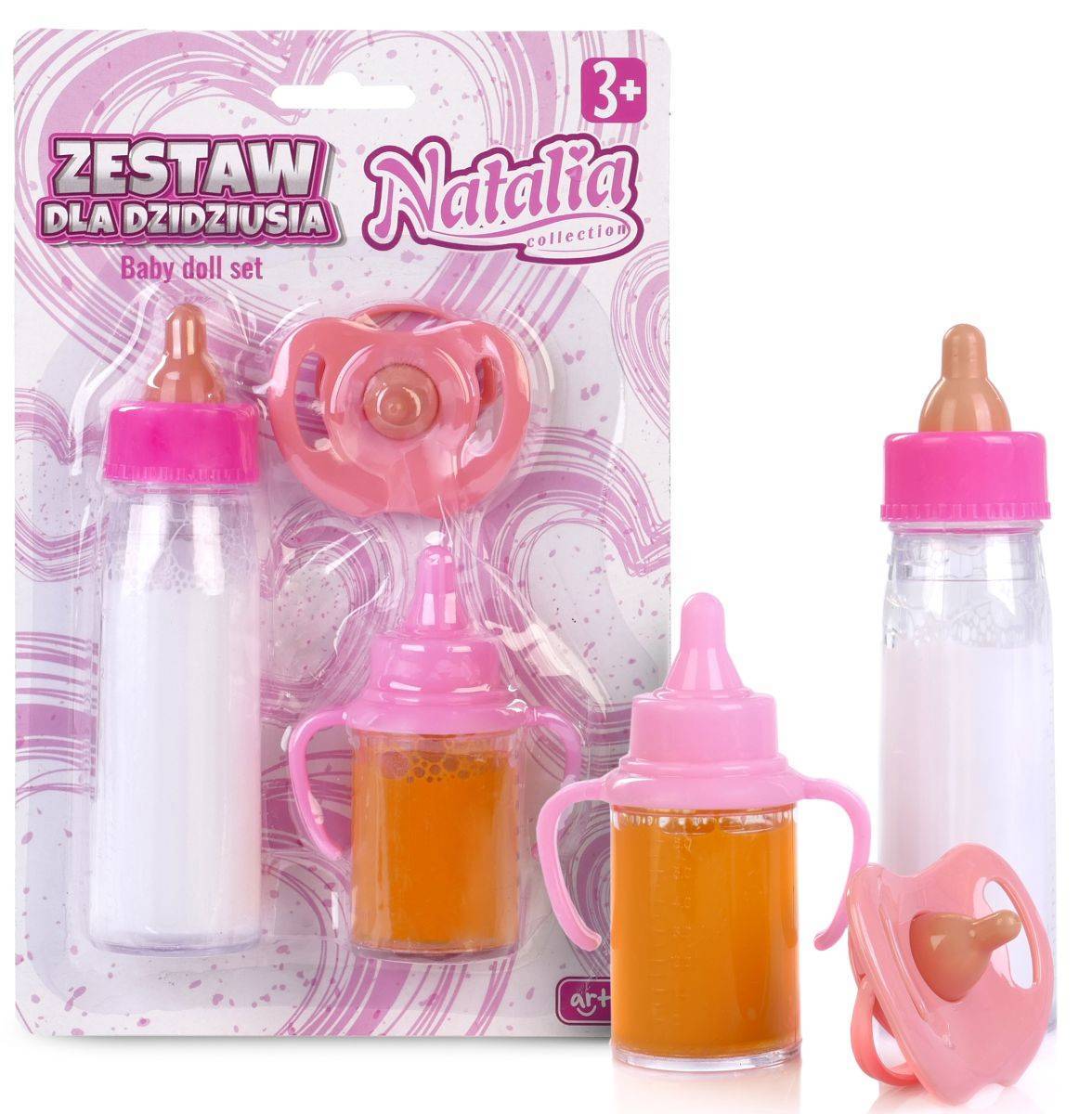 

Zestaw Dla Lalek lalki Butelka x2 Smoczek Natalia