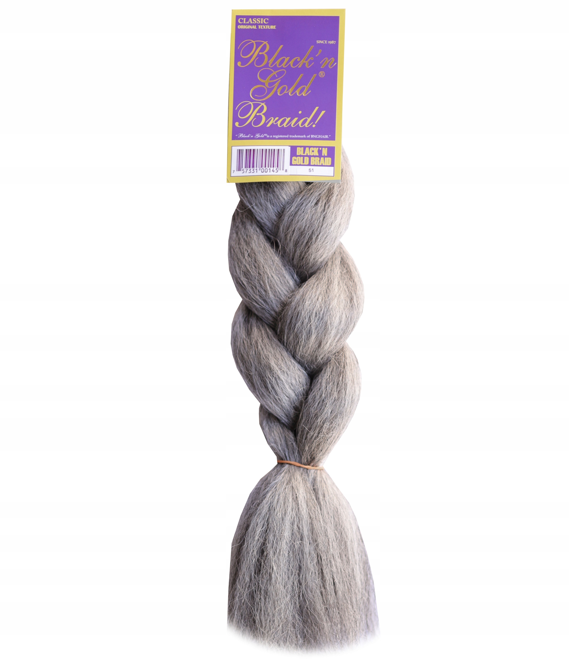 

Włosy warkoczyki dredy Soft Kanekalon Black N Gold