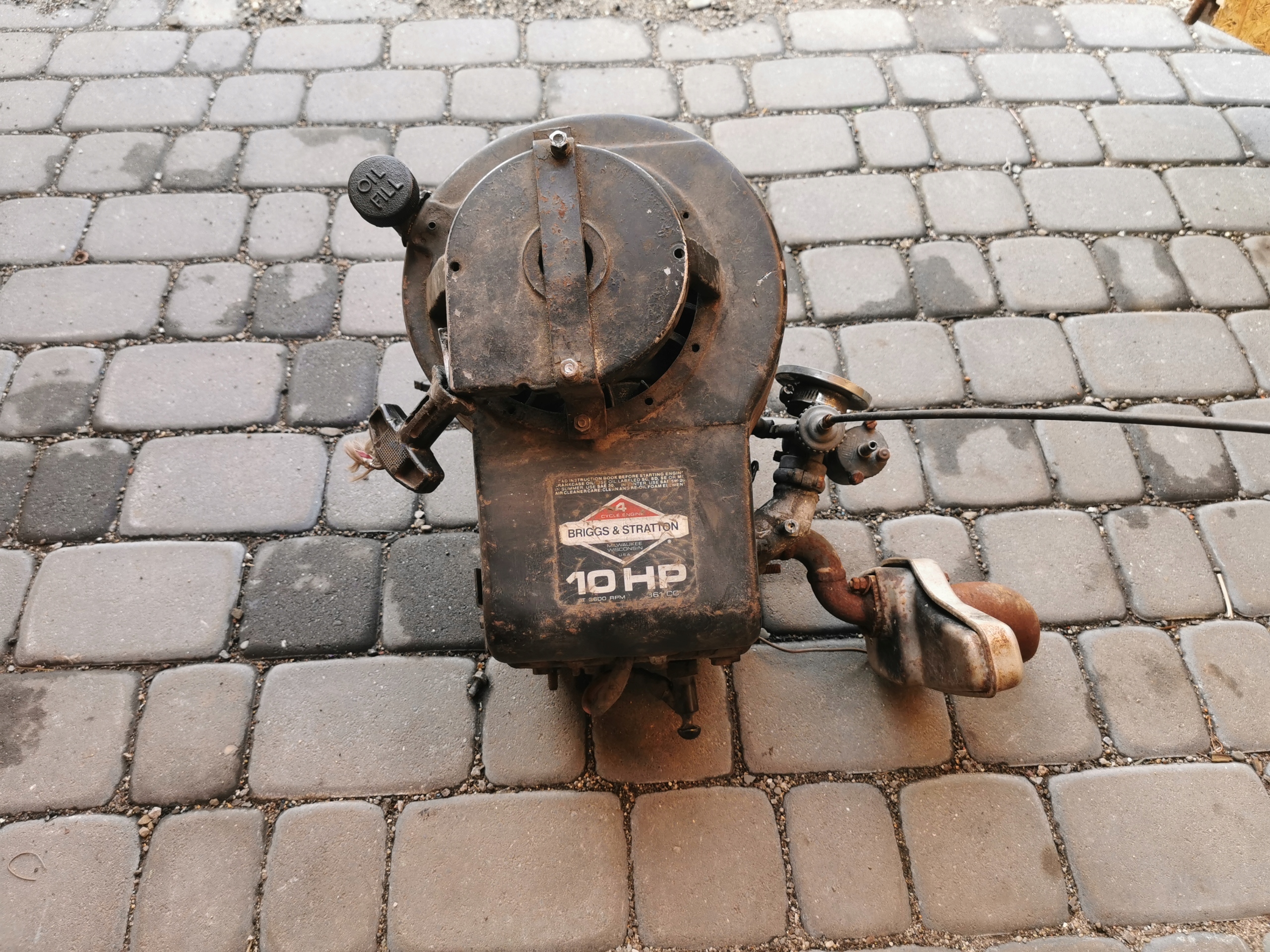 SILNIK BRIGGS STRATTON 10HP TRAKTOREK KOSIARKA