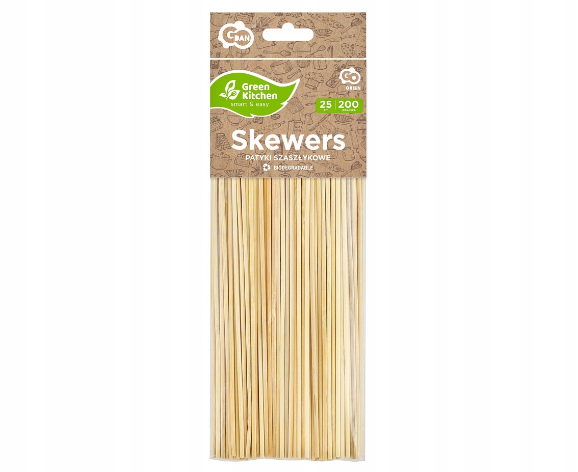PATYCZKI DO SZASZŁYKÓW WYKAŁACZKI GRILLA 200 SZT Marka Godan