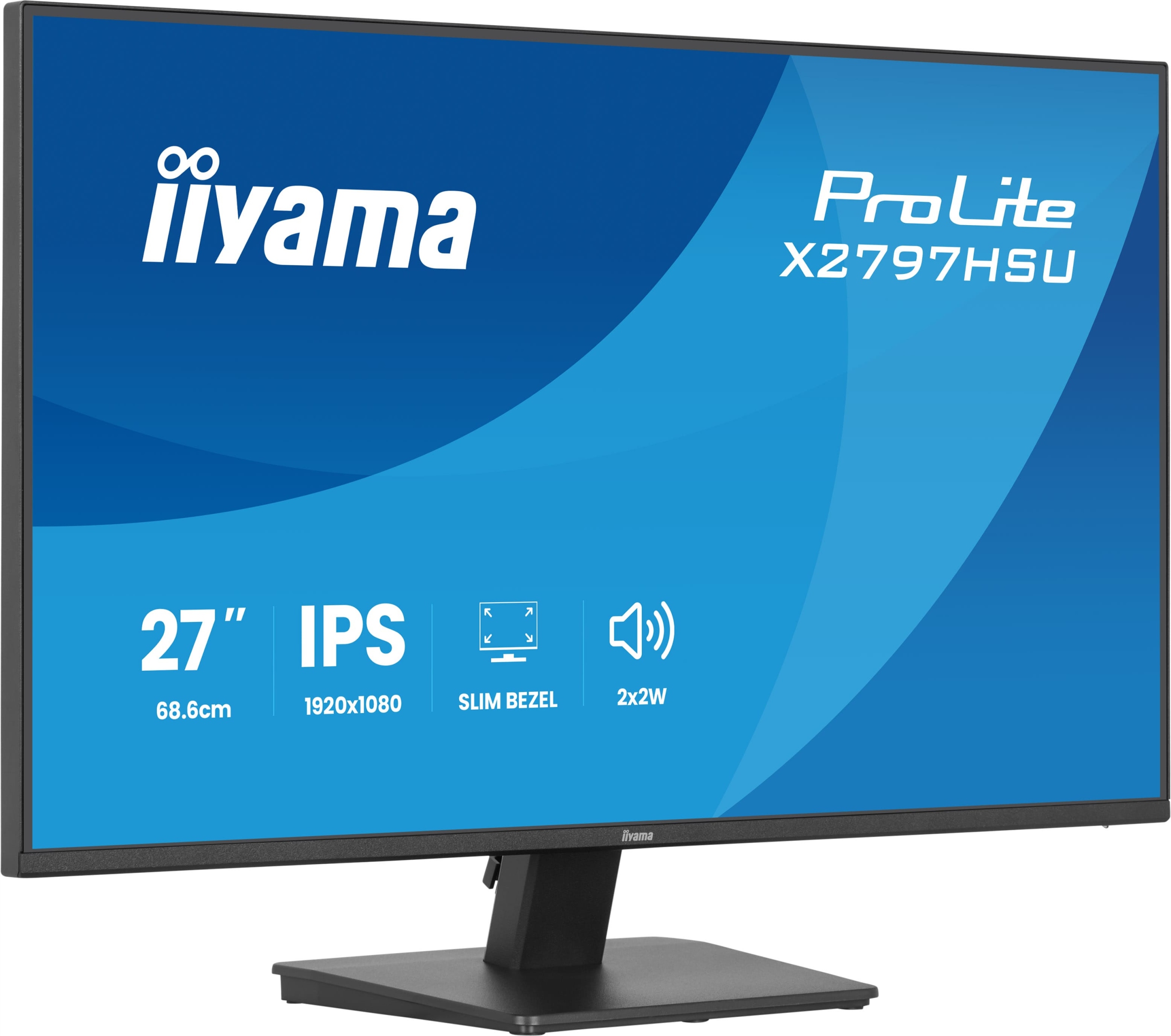 iiyama ProLite/ X2797HSU-B1/ 27"/ Ips/ Fhd/ 120Hz/ 4ms/ Čierna/ 5R…