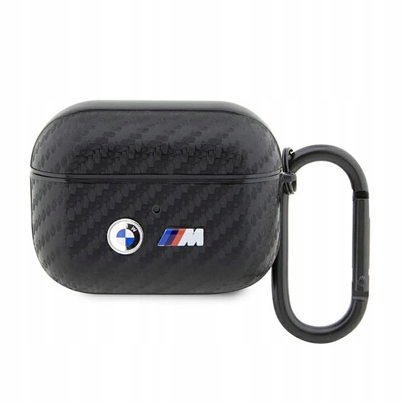Bmw Carbon Double Metal Logo Etui AirPods Pro (Czarny)