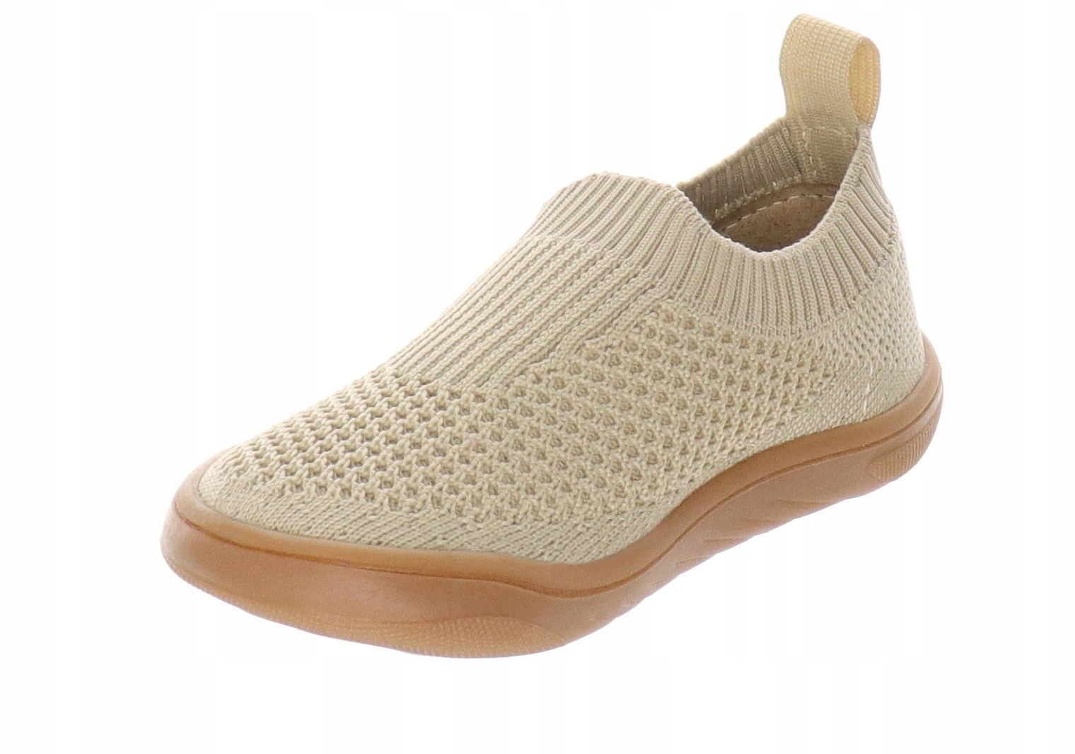 Pantofle Dziecięce Kapcie Wsuwane Trampki Barefoot Milami Beige R.30