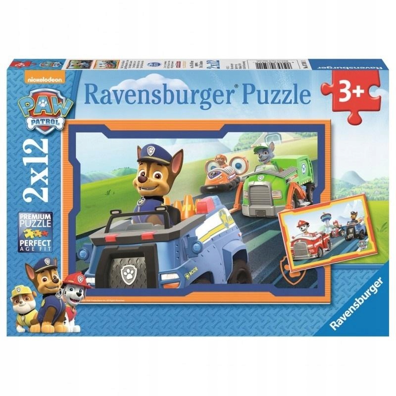 

Puzzle Psi Patrol w akcji 2 x 12 el. 075911