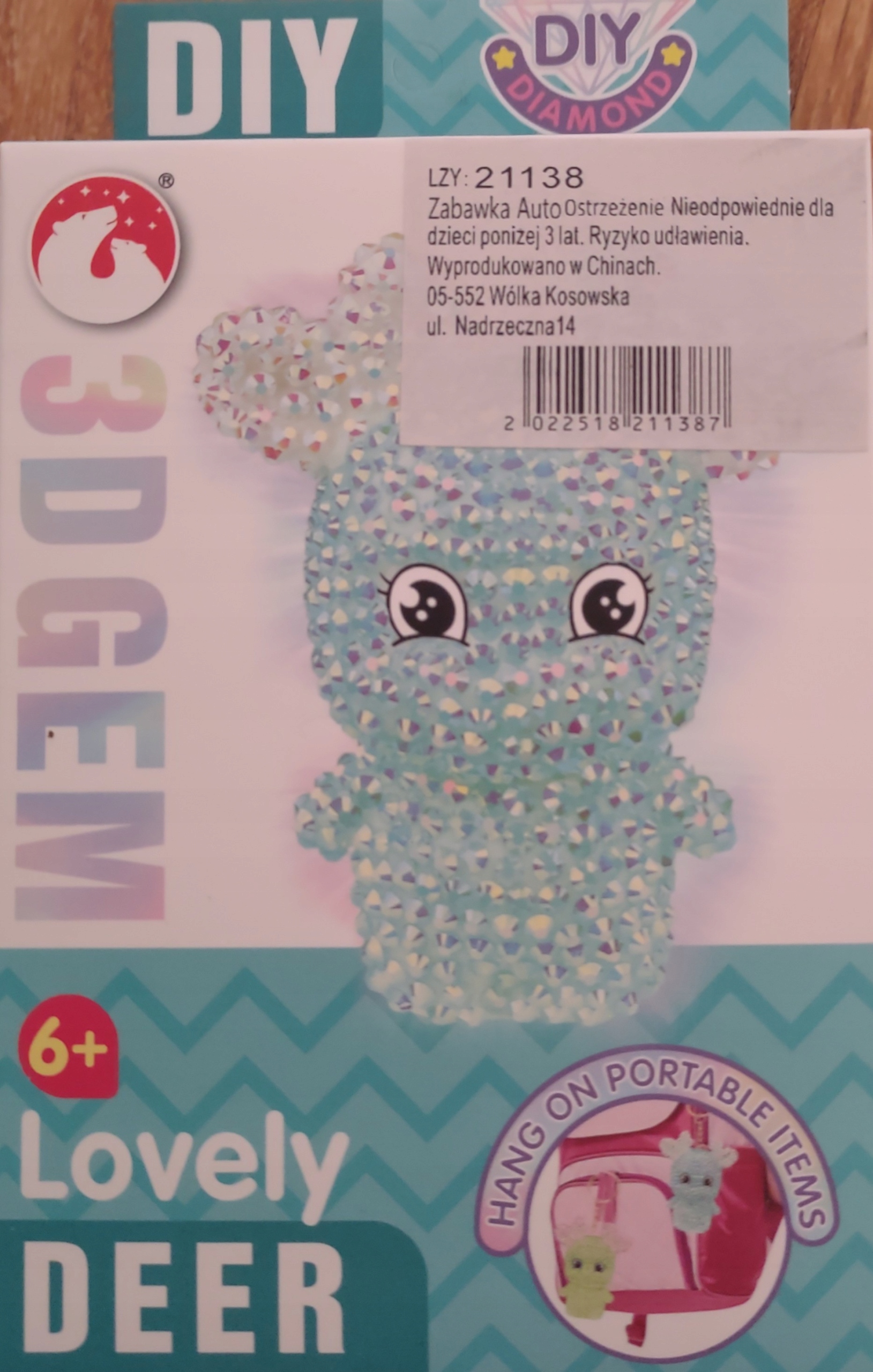

Haft Diamentowy Figurka Malowanie Diamentami 5D