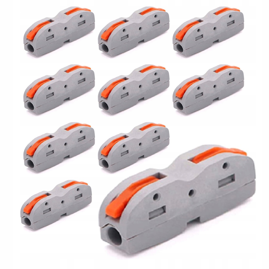 

10x Szybkozłączka Złączka Przelotowa Linka 2x4mm