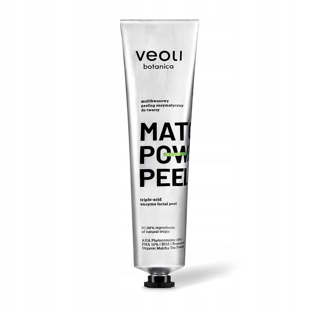 Veoli Botanica Matcha Power Peel Enzymatický peeling.
