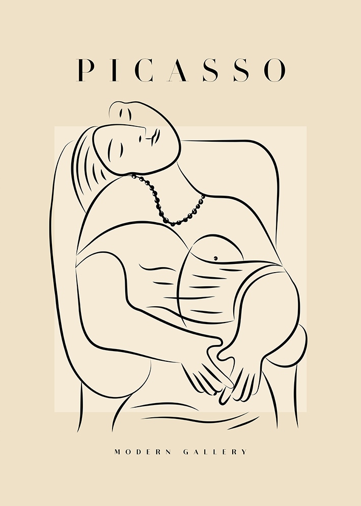 

Picasso Śpiąca kobieta Plakat 40x50cm obraz #719