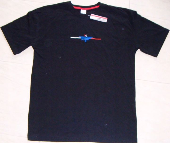 

Duży T-shirt Męski Podkoszulek Czarny Bawełna r4XL
