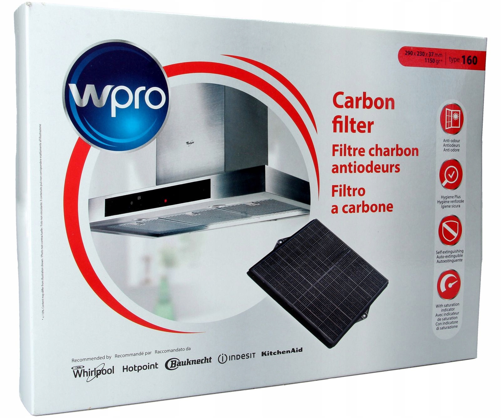 FILTR WĘGLOWY okapu typ 160 AEG ELECTROLUX IKEA