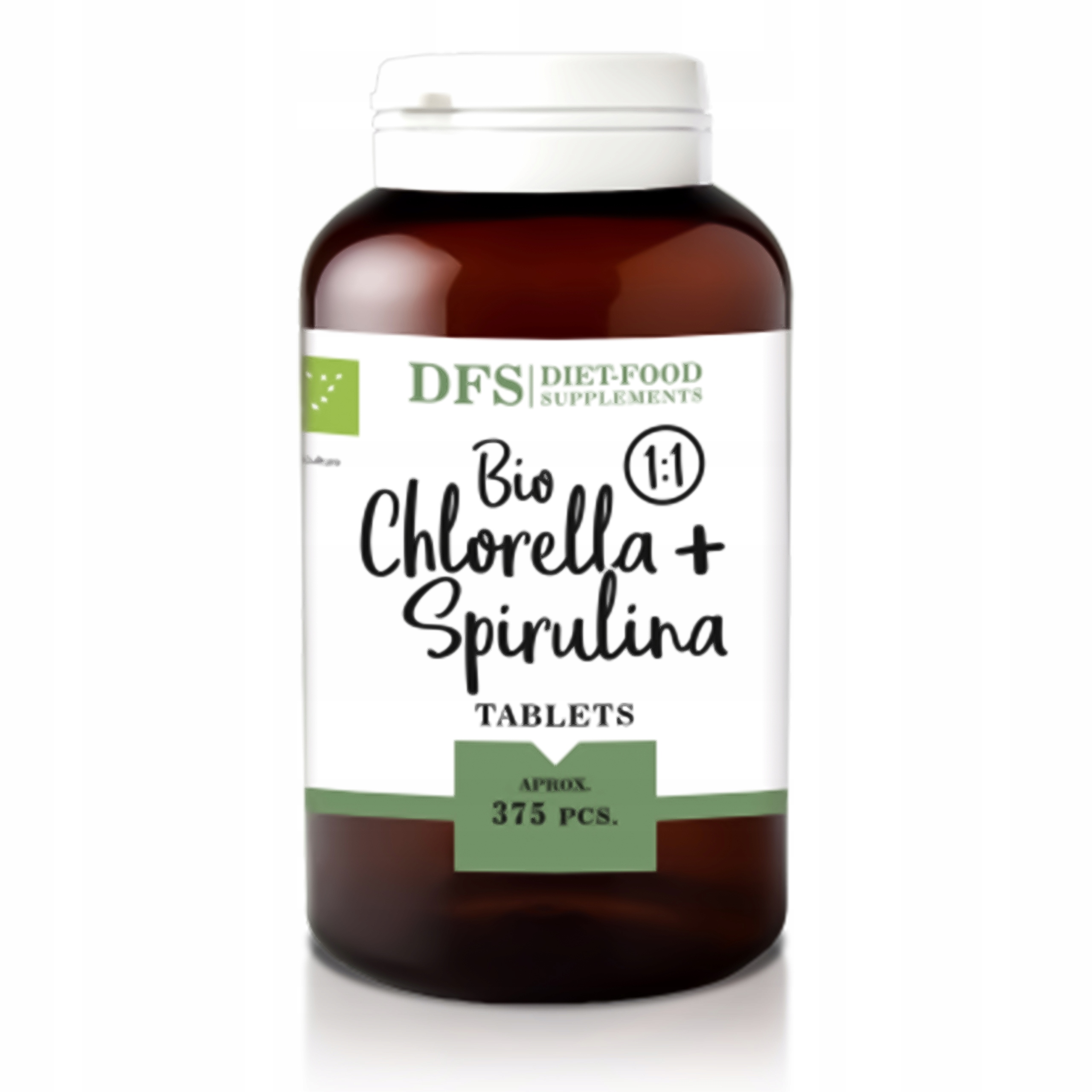 DIET FOOD BIO CHLORELLA SPIRULINA 375t ODKWASZANIE 11976769313 Allegro.pl