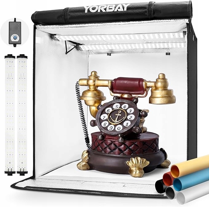 Namiot Do Zdjęć Softbox 52X52X52CM Led Yorbay Zestaw Fotograficzny