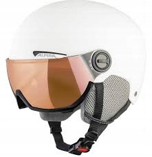 Lyžařská přilba Alpina Arber Visor Q-Lite White Matt S 51-55 cm
