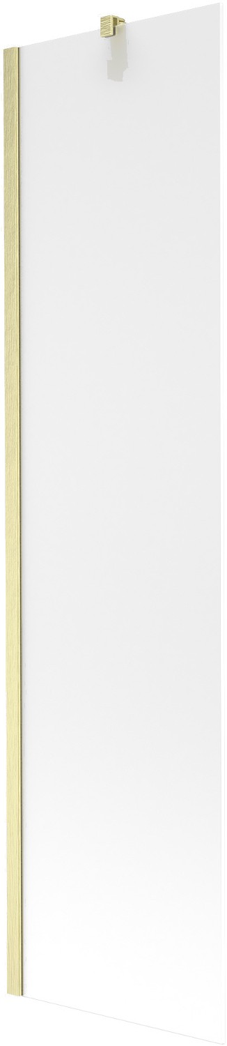 Mexen Next vanová zástěna 1-křídlová 50 x 150 cm, námraza, zlatý kartáčovan