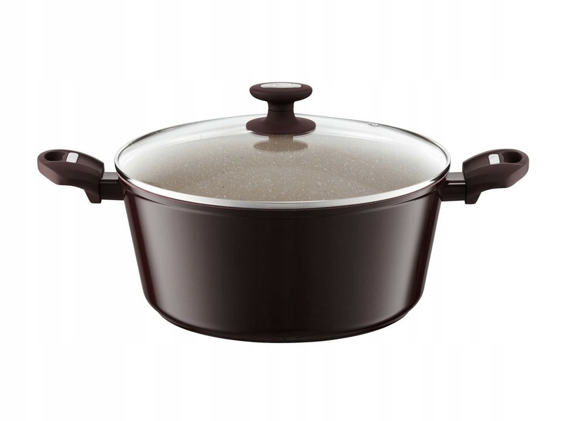 

Garnek Ambition Brown Stone Pokrywka 6,5L 28 cm