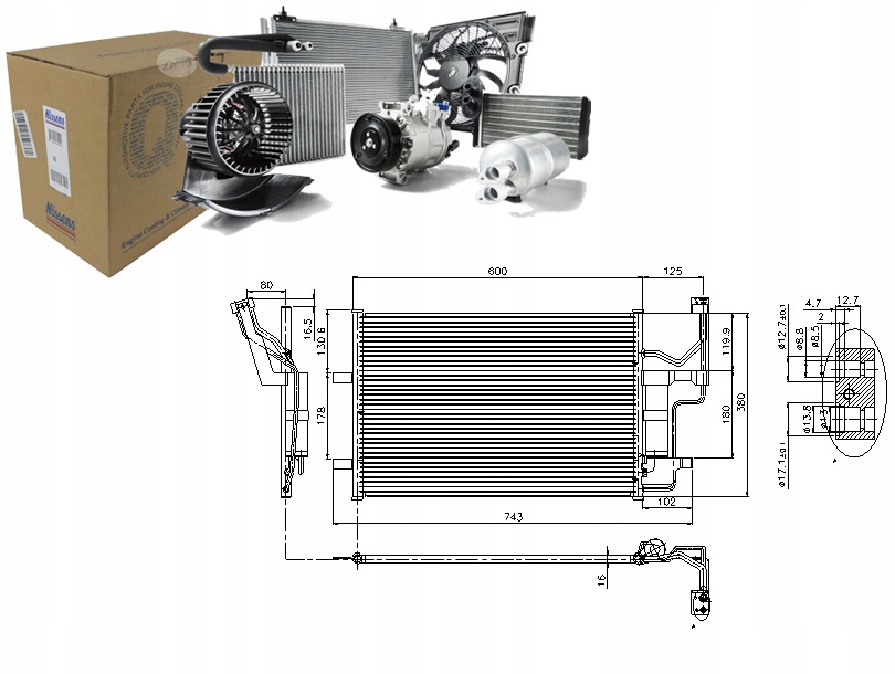 NIS94902 Chladič Klimatizace (s Odvlhčovačem) Maz Asistent řidiče #33