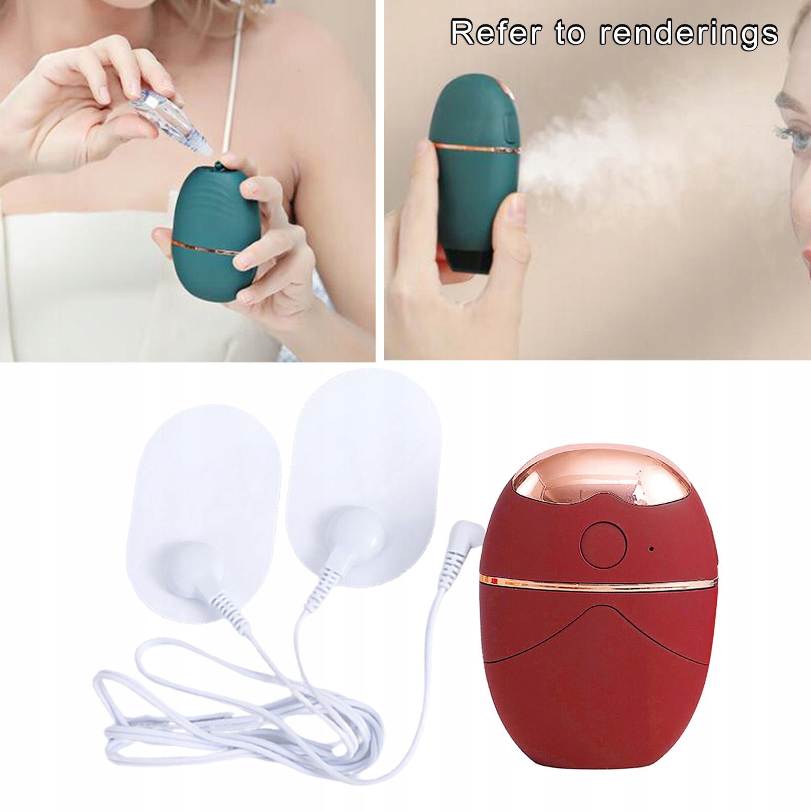 Eye Facial Massager Device Heating Mode Eye Care Marka inna marka