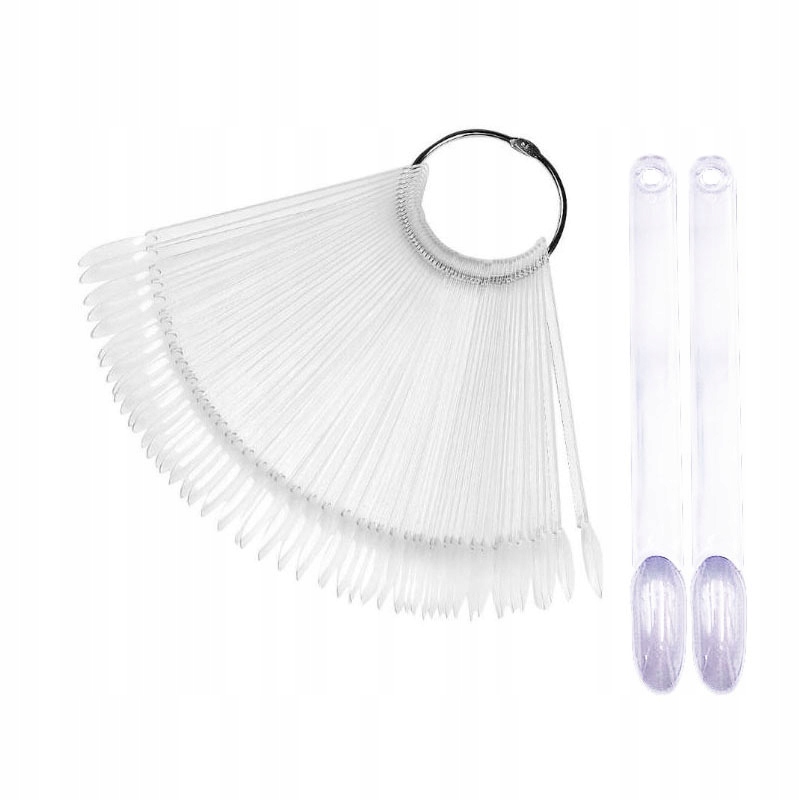 

Wzornik do zdobień hybryd wachlarz clear Migdał