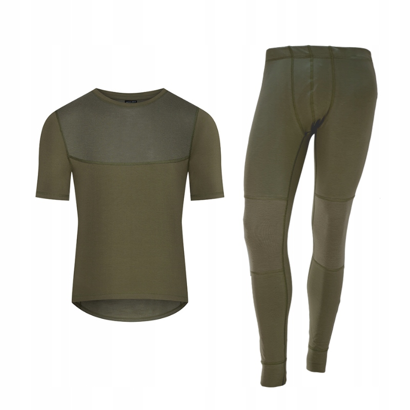 Pánské spodní prádlo Bambusová vlna Merino teplá souprava