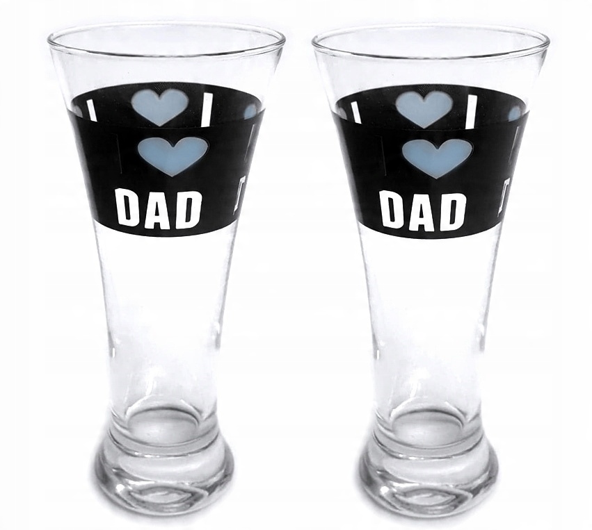 

Szklanki do piwa napojów 320ml I Love Dad -2szt