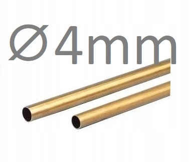 

Rurka mosiężna O 4,0/3,05x1000 mm