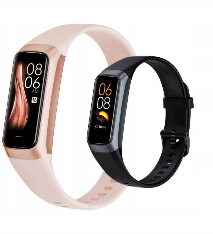 SMARTWATCH ZEGAREK PULS DAMSKI FIT AMOLED #2PASKI Stan opakowania oryginalne