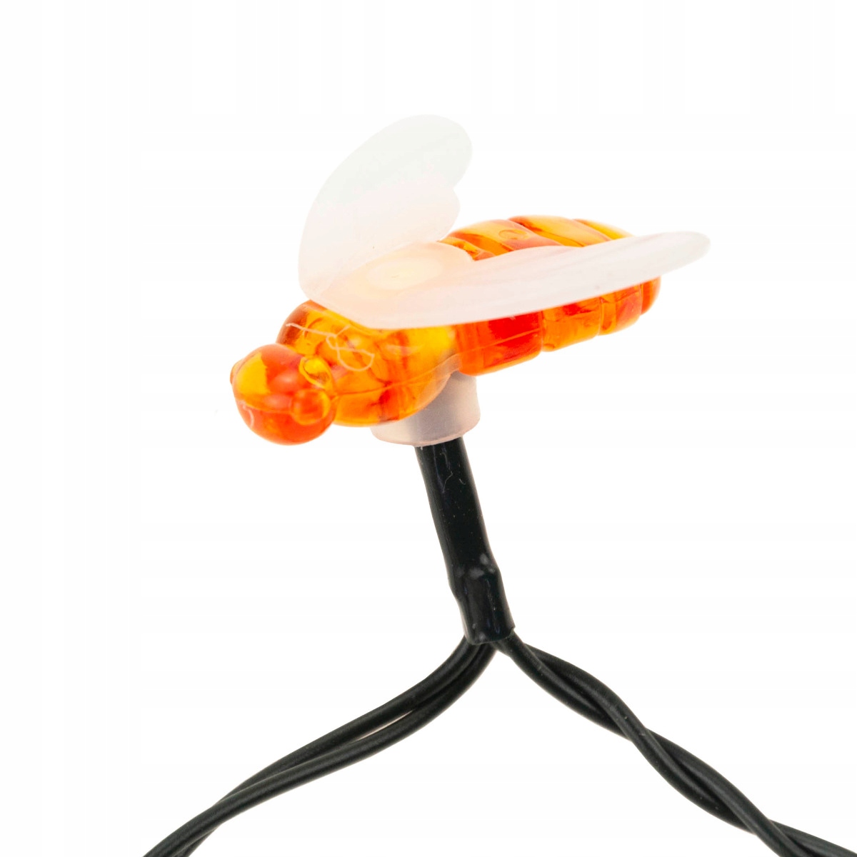 GIRLANDA LAMPKI PSZCZOŁY ZESTAW LAMPEK 20 LED OGRODOWE SOLARNE PSZCZÓŁKI Seria Na taras balkon imprezę dekoracja ogrodu