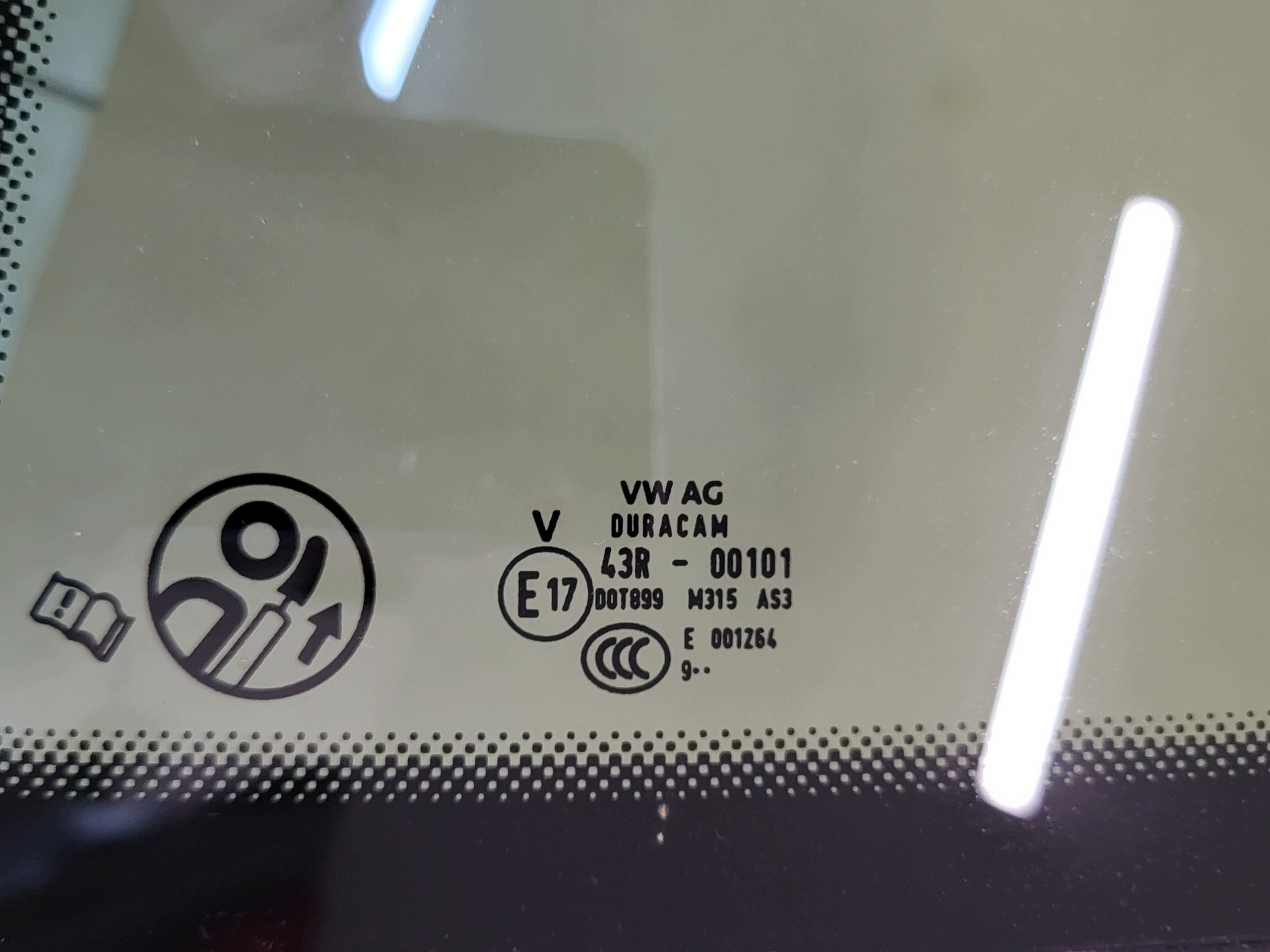 window bodywork for fender left rear part rear CIEMNA AS3 SEAT ATECA original