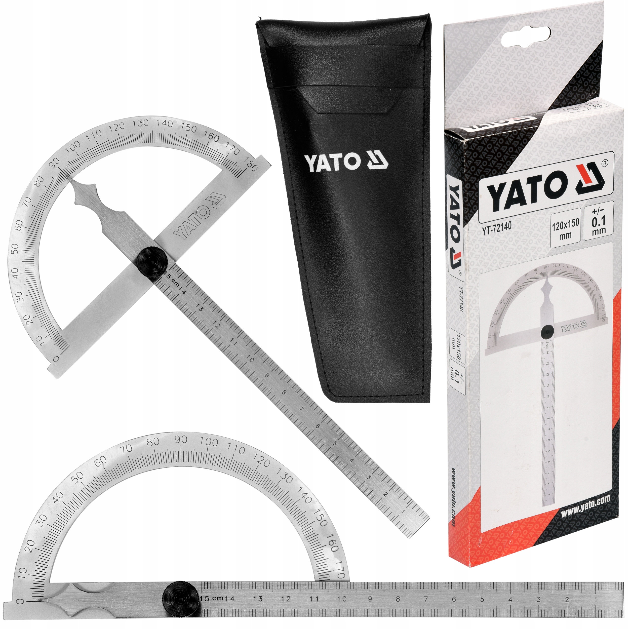 

Yato Kątomierz Uniwersalny Nastawny Tarczowy 150MM