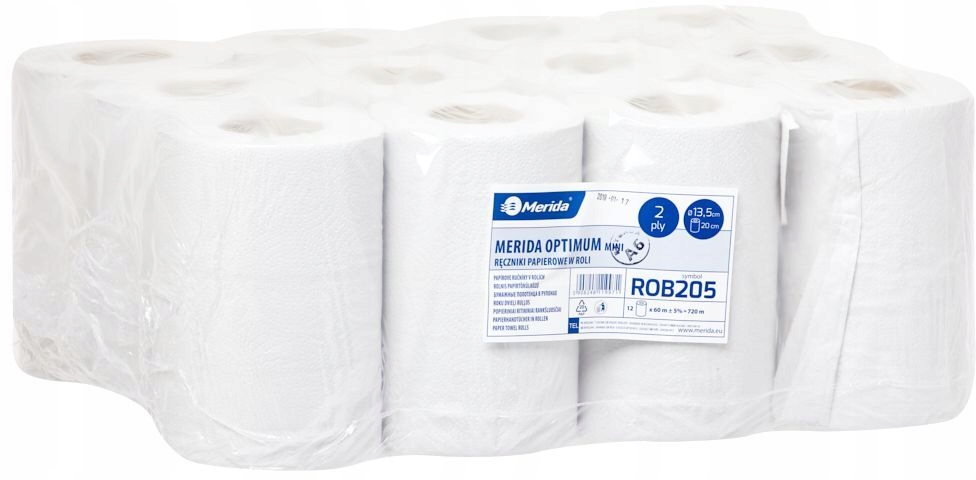

Ręczniki Papierowe W Roli Merida Optimum Mini x 12